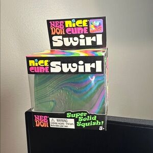 Nee Doh Nice Cube Swirl green